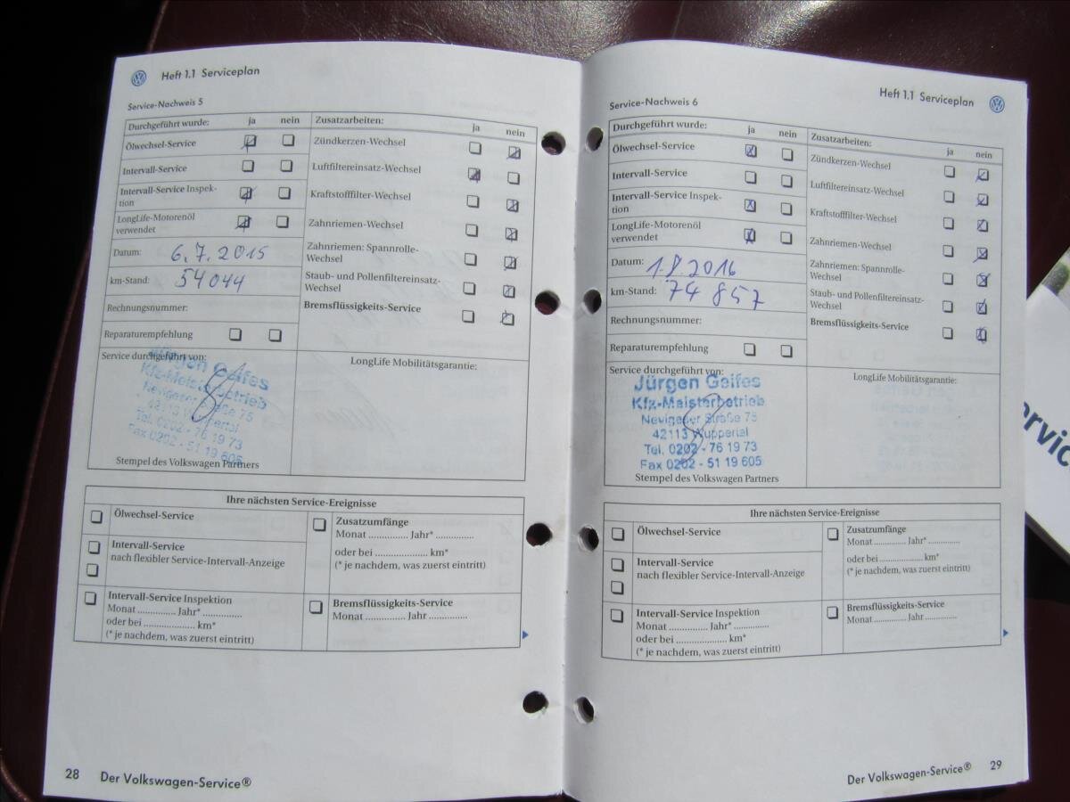 Volkswagen EOS Kabriolet 2,0 l 103 kw