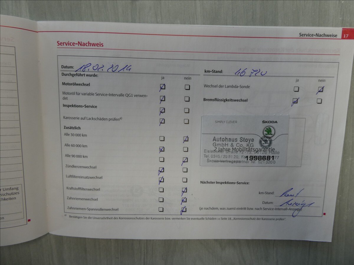 Škoda Octavia Kombi 1,4 l 90 kw