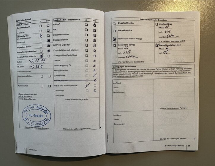 Volkswagen Touran MPV 1,2 l 77 kw