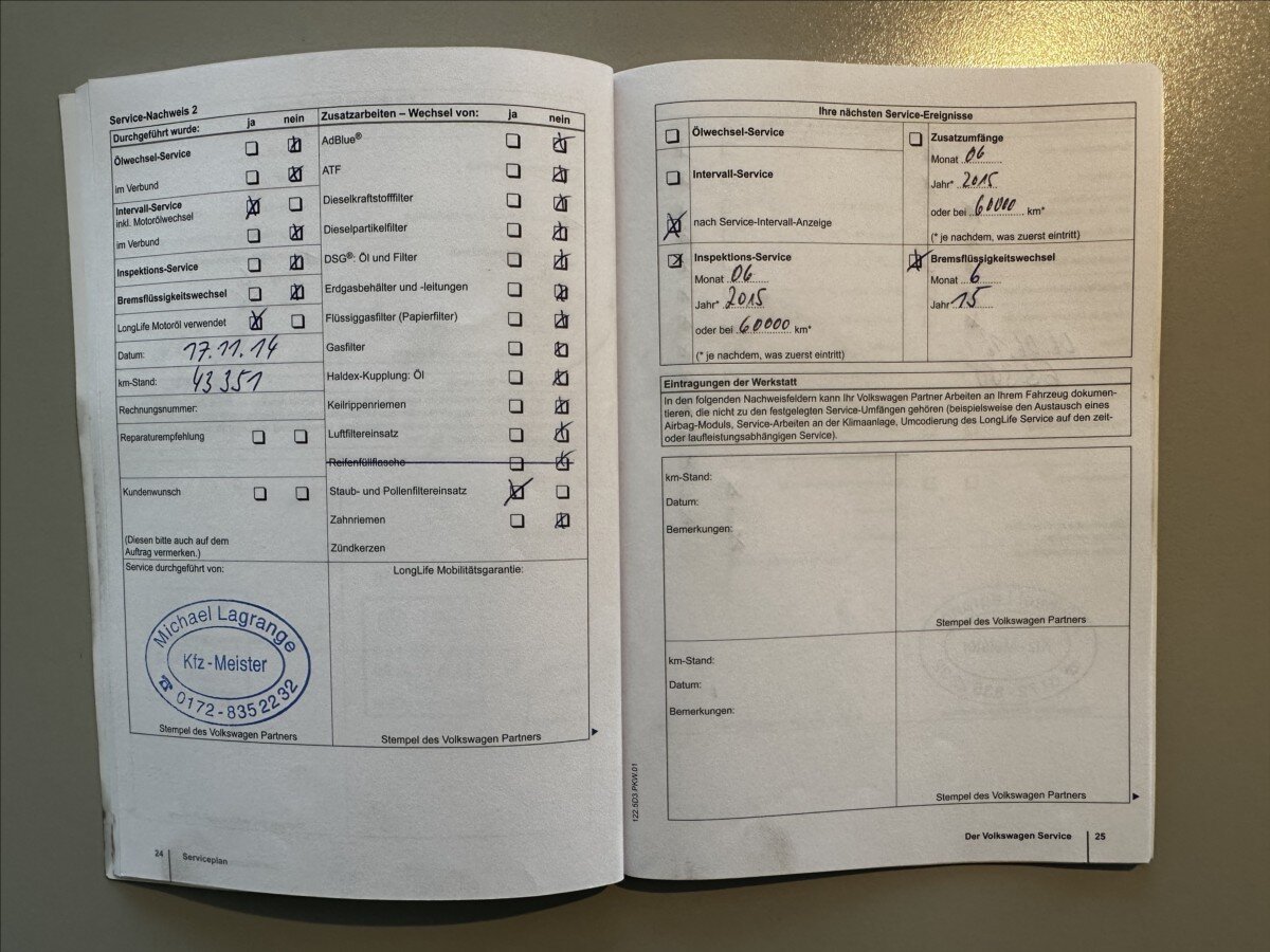 Volkswagen Touran MPV 1,2 l 77 kw