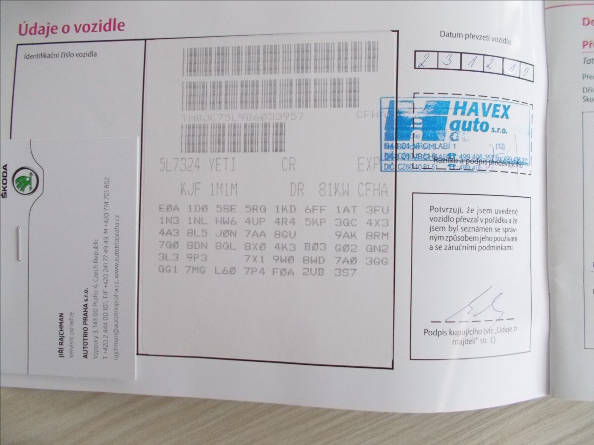 Škoda Yeti SUV / Terénní 2,0 l 81 kw