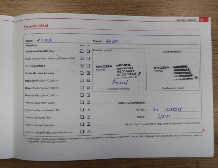 Škoda Octavia Kombi 2,0 l 103 kw