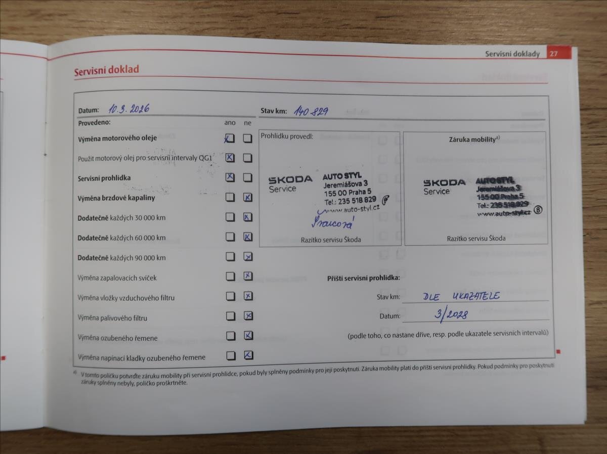 Škoda Octavia Kombi 2,0 l 103 kw