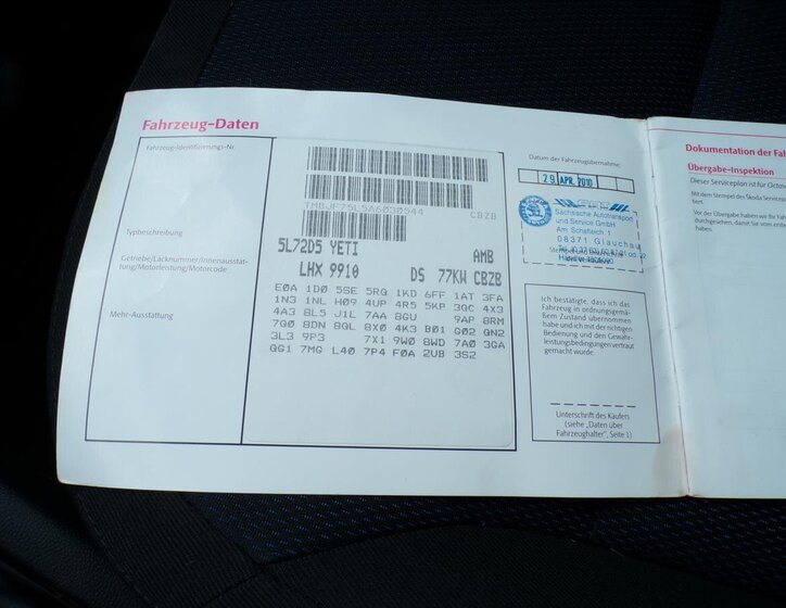 Škoda Yeti Kombi 1,2 l 77 kw