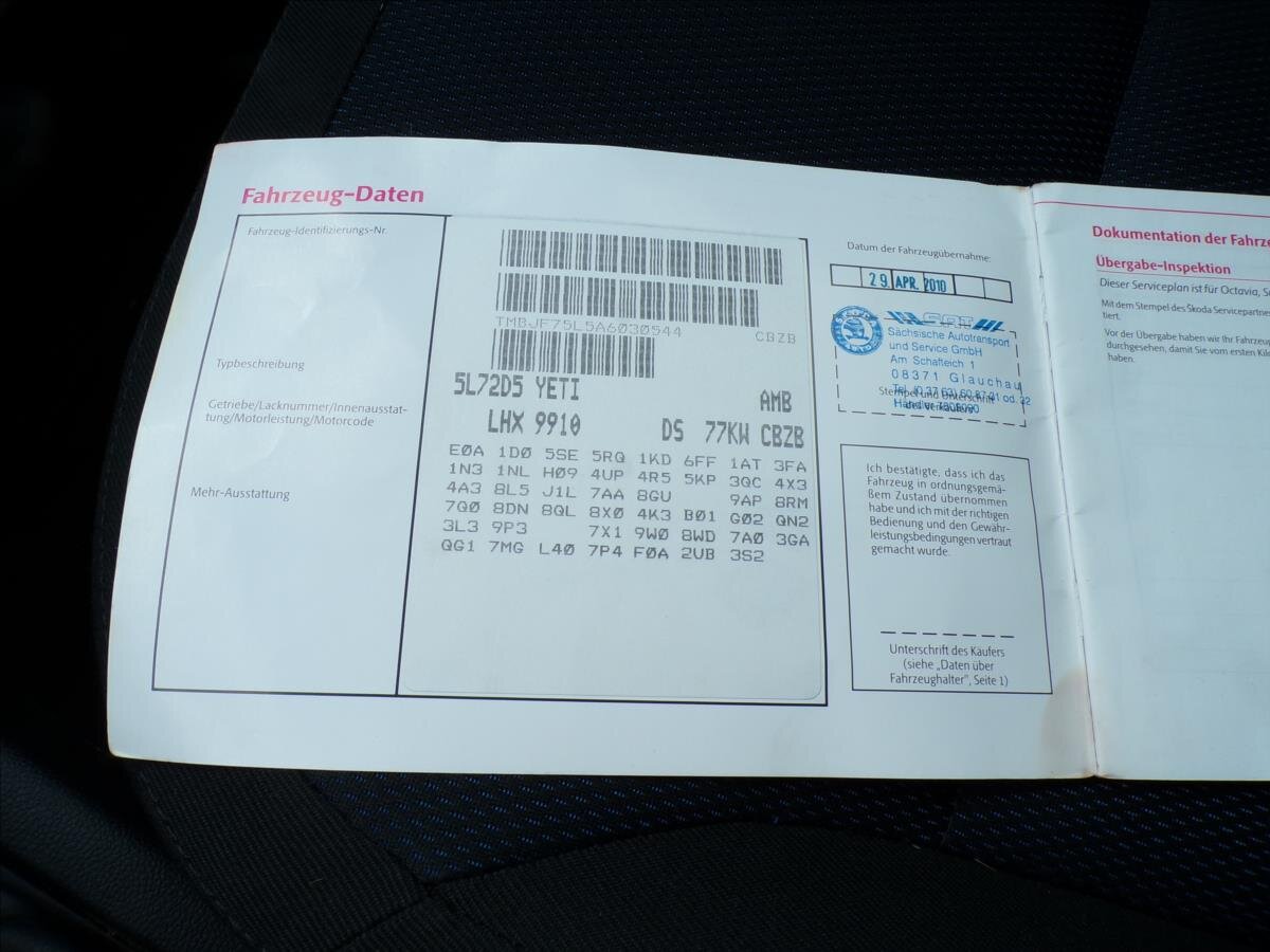 Škoda Yeti Kombi 1,2 l 77 kw