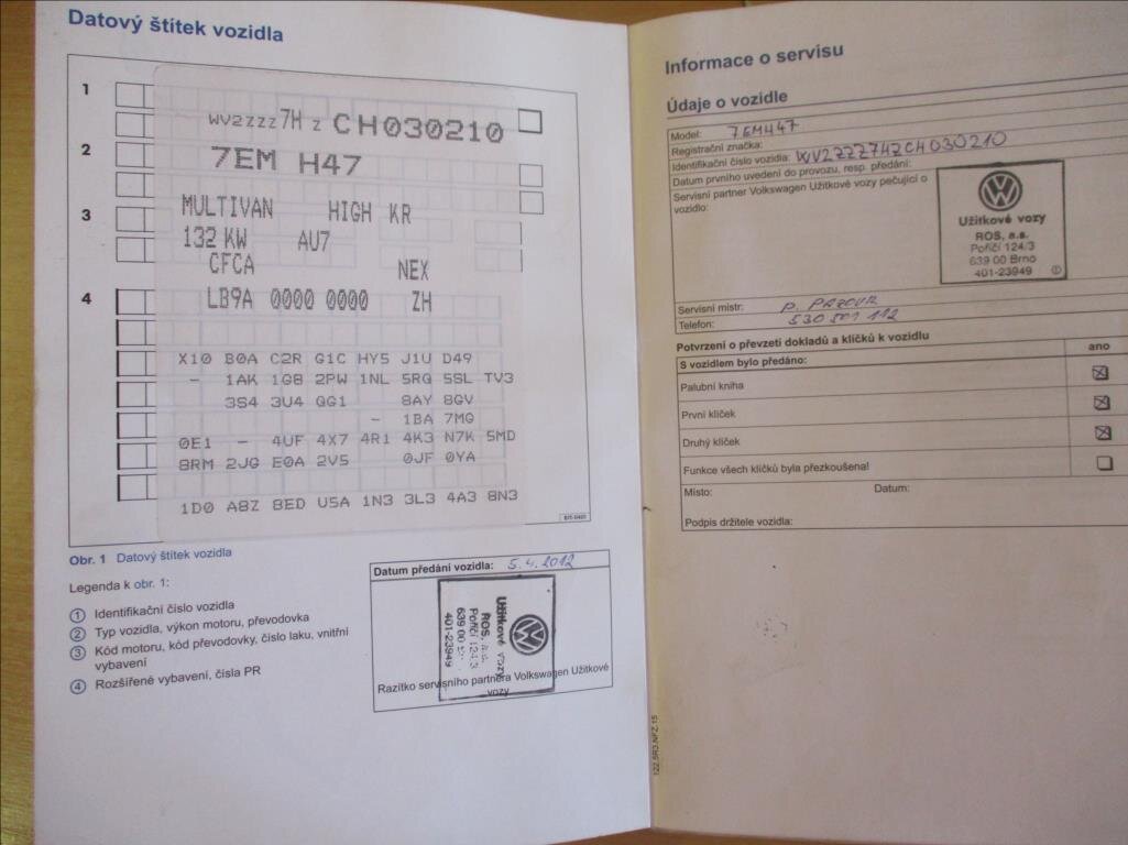 Volkswagen Multivan VAN / Minibus 2,0 l 132 kw