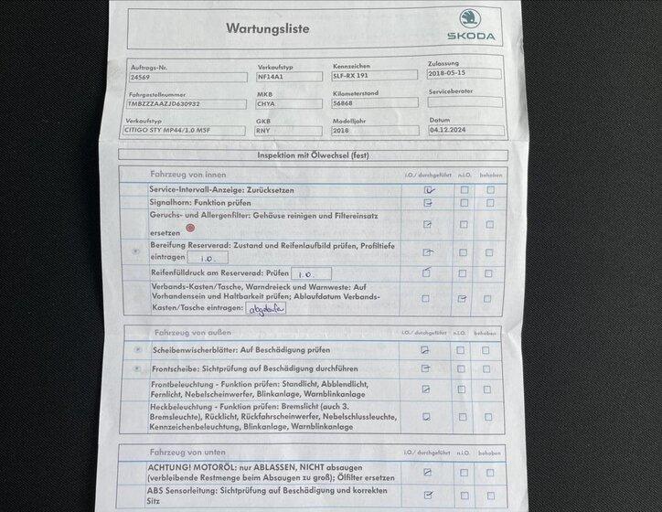 Škoda Citigo Hatchback 999,0 44 kw