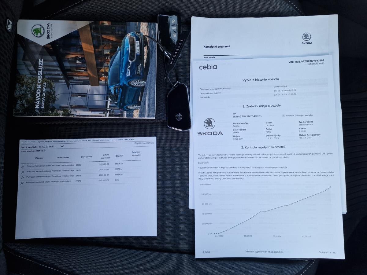 Škoda Octavia Liftback 2,0 l 85 kw