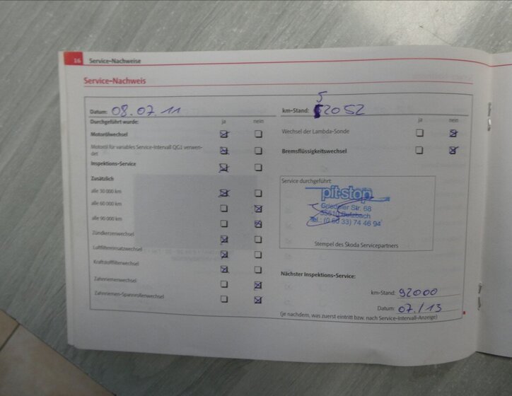 Škoda Fabia Kombi 1,4 l 63 kw