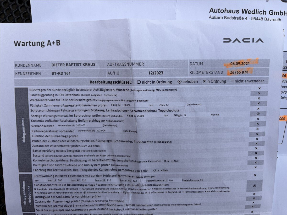 Dacia Duster SUV / Terénní 1,5 l 85 kw