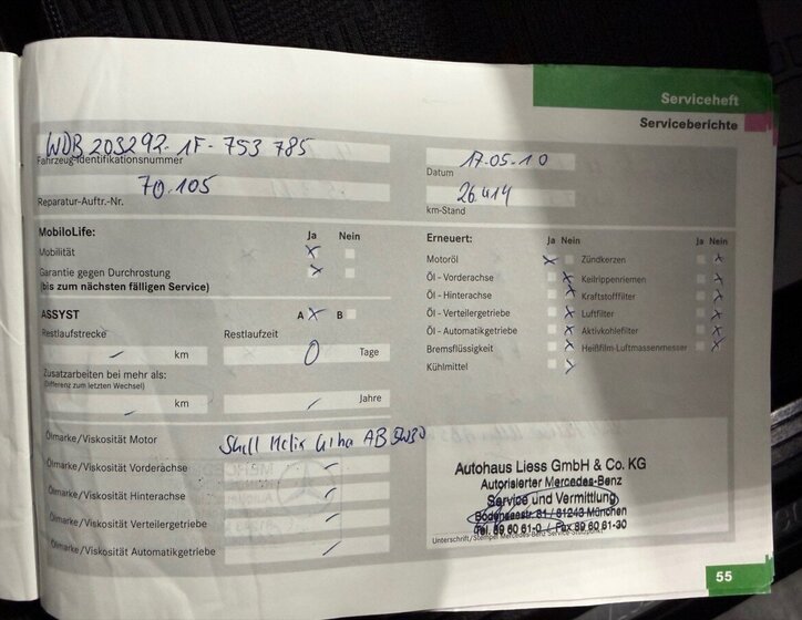 Mercedes-Benz Třídy C Kombi 3,0 l 170 kw