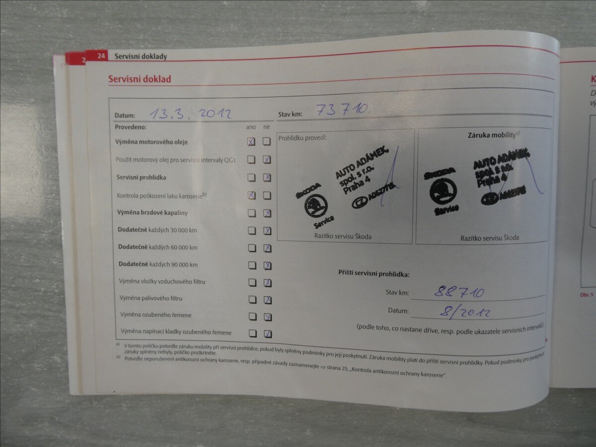 Škoda Octavia Sedan / Limuzína 1,6 l 75 kw