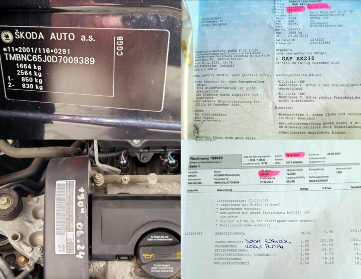 Škoda Roomster MPV 1,4 l 63 kw