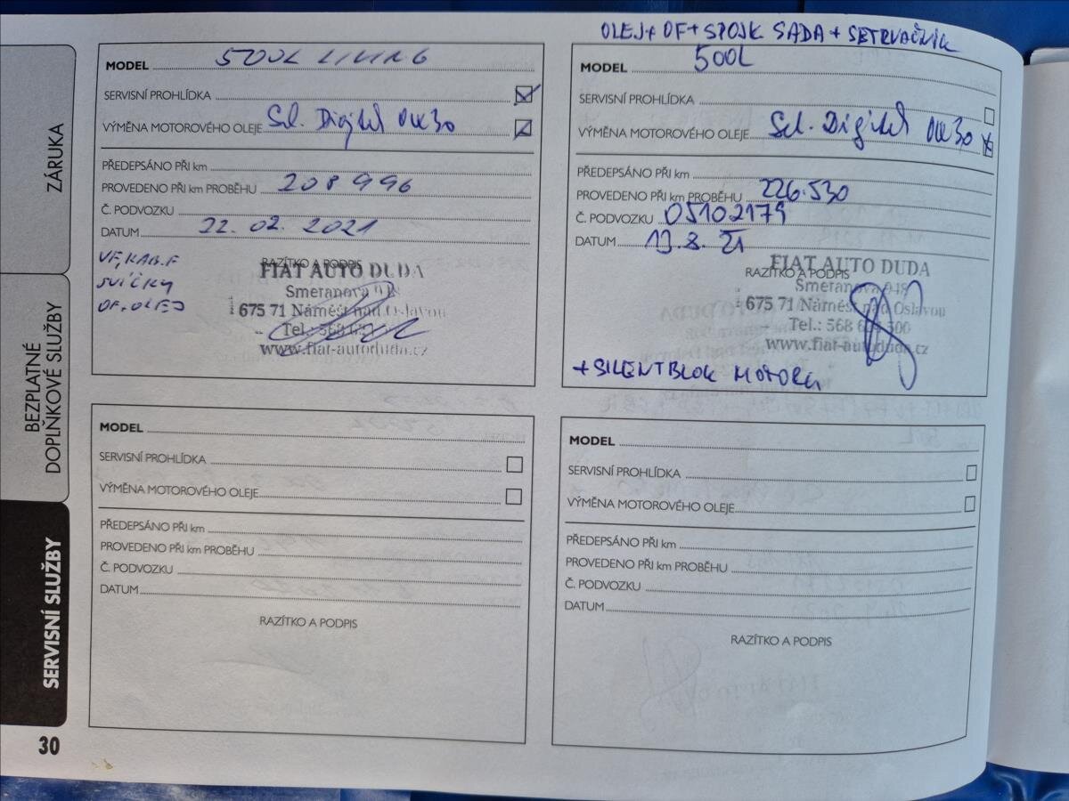 Fiat 500 Kombi 875,0 77 kw