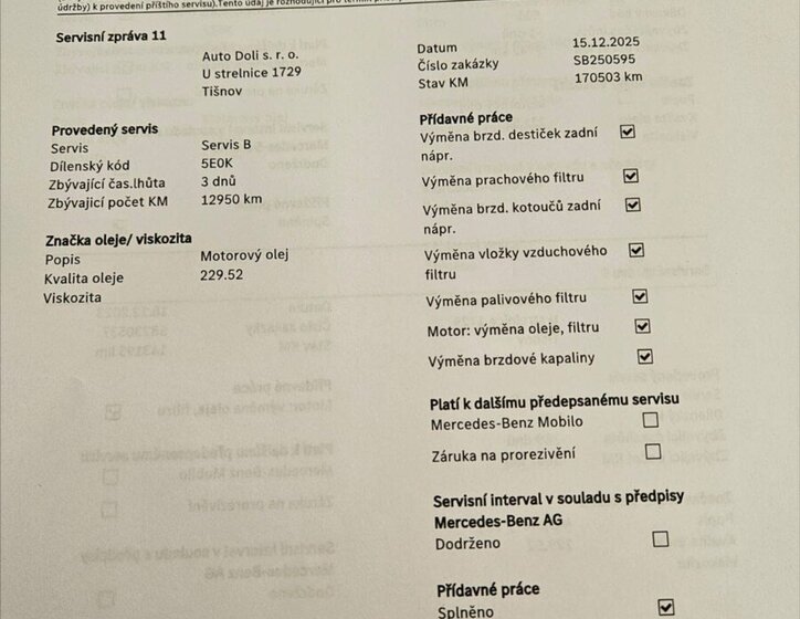 Mercedes-Benz Třídy C Kombi 2,1 l 100 kw