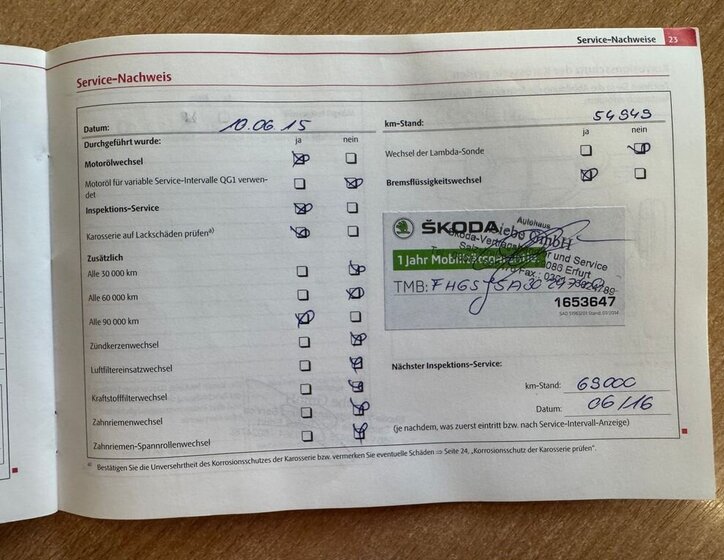 Škoda Fabia Kombi 1,2 l 51 kw