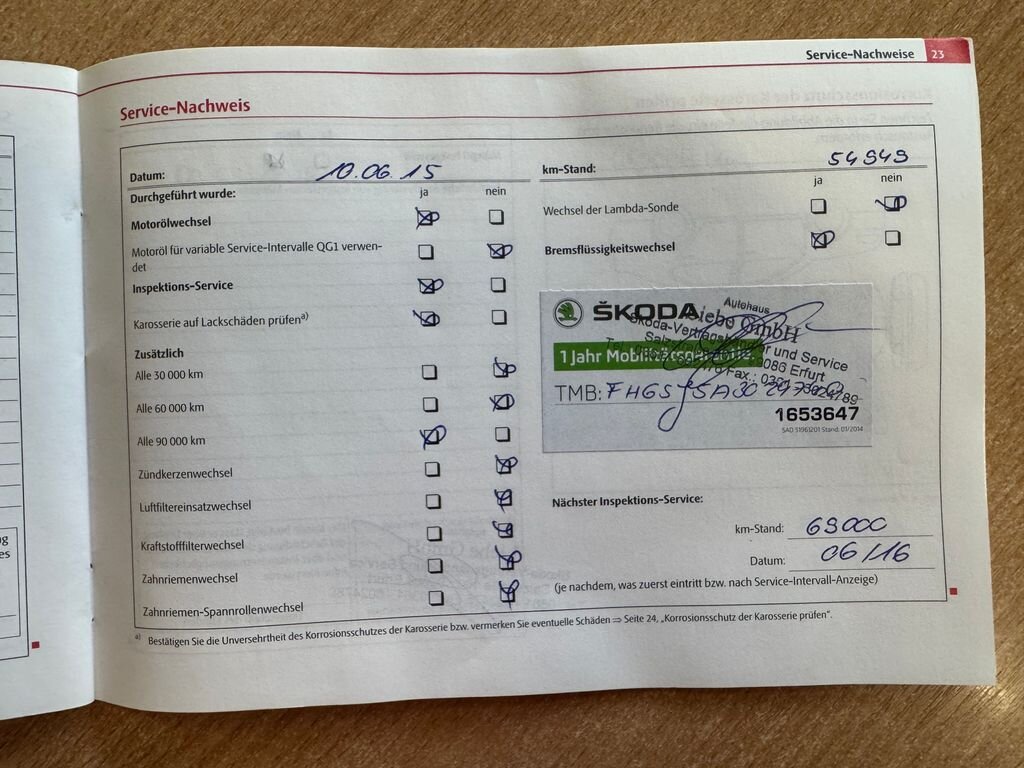 Škoda Fabia Kombi 1,2 l 51 kw