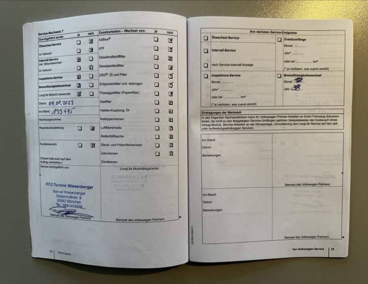 Volkswagen Touran MPV 1,2 l 77 kw