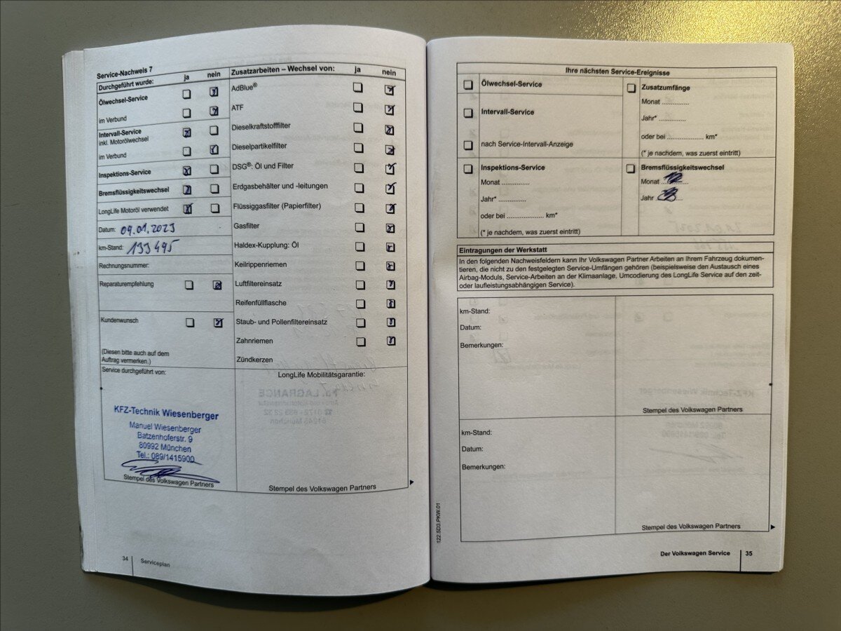 Volkswagen Touran MPV 1,2 l 77 kw