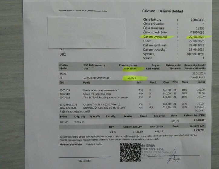 BMW X5 SUV / Terénní 3,0 l 280 kw