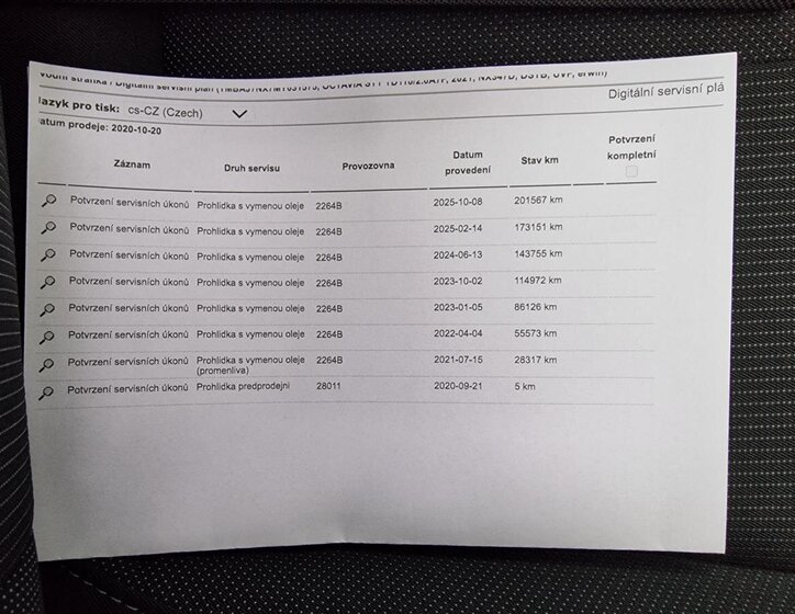 Škoda Octavia Liftback 2,0 l 110 kw
