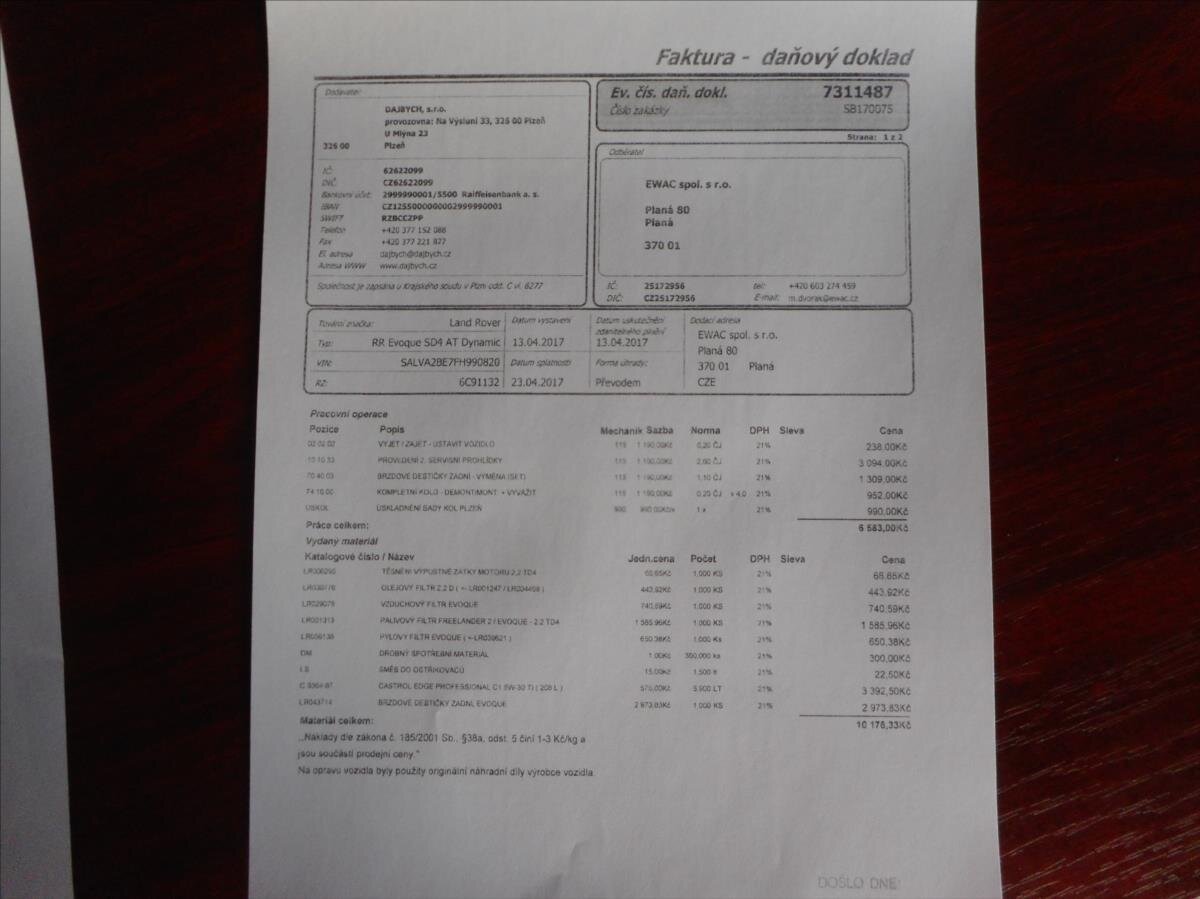 Land Rover Range Rover Evoque SUV 2,2 l 140 kw