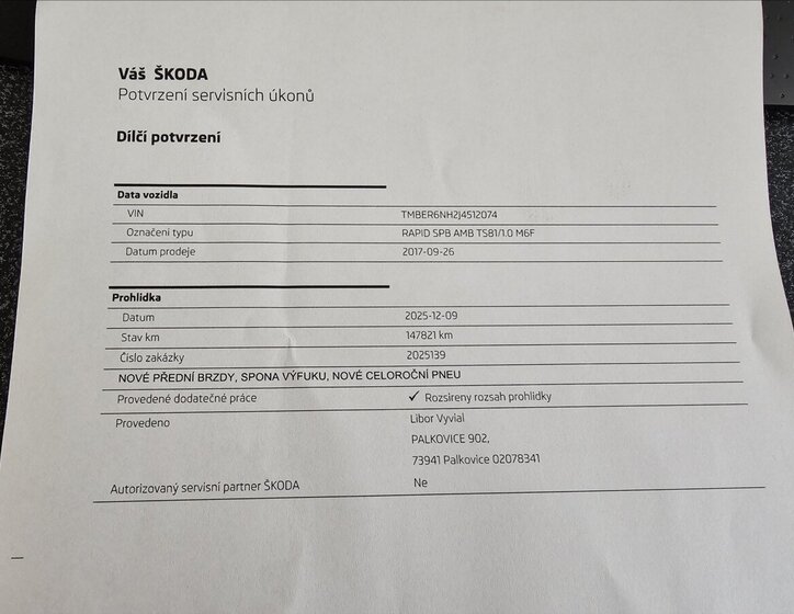 Škoda Rapid Hatchback 999,0 81 kw