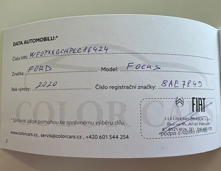 Ford Focus Kombi 2,0 l 110 kw