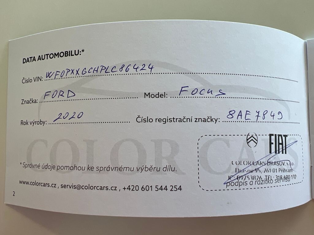 Ford Focus Kombi 2,0 l 110 kw