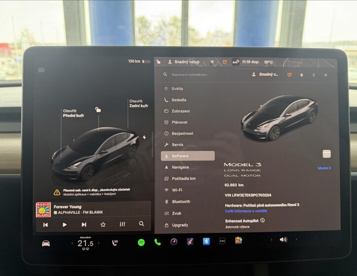 Tesla Model 3 Sedan / Limuzína 0,0 366 kw