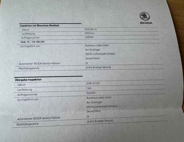 Škoda Octavia Kombi 2,0 l 135 kw