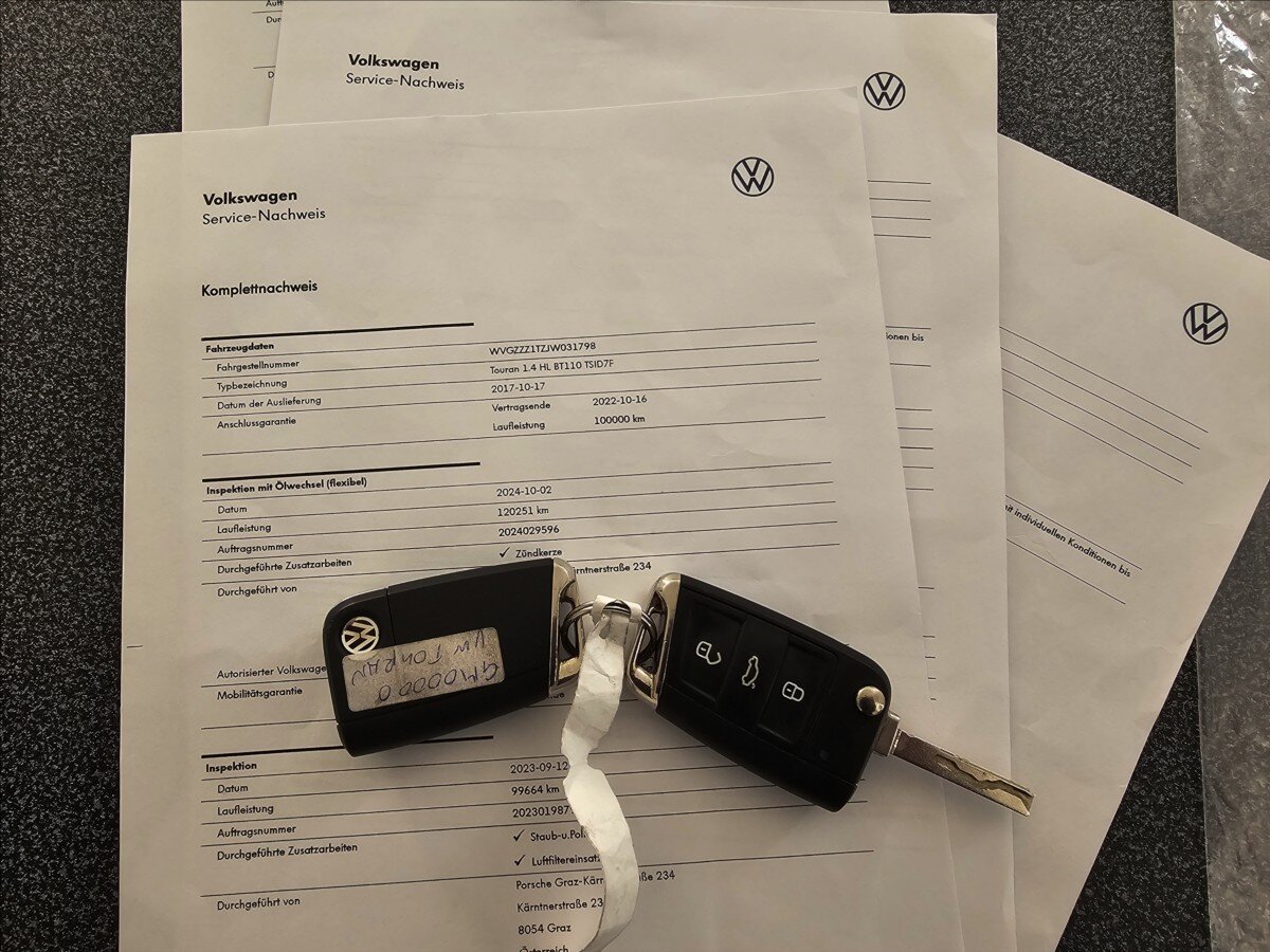 Volkswagen Touran Kombi 1,4 l 110 kw