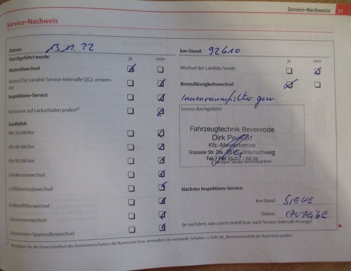 Škoda Fabia Hatchback 1,2 l 44 kw