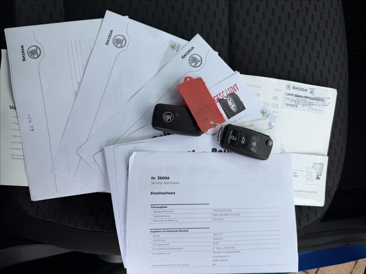 Škoda Fabia Kombi 1,2 l 77 kw