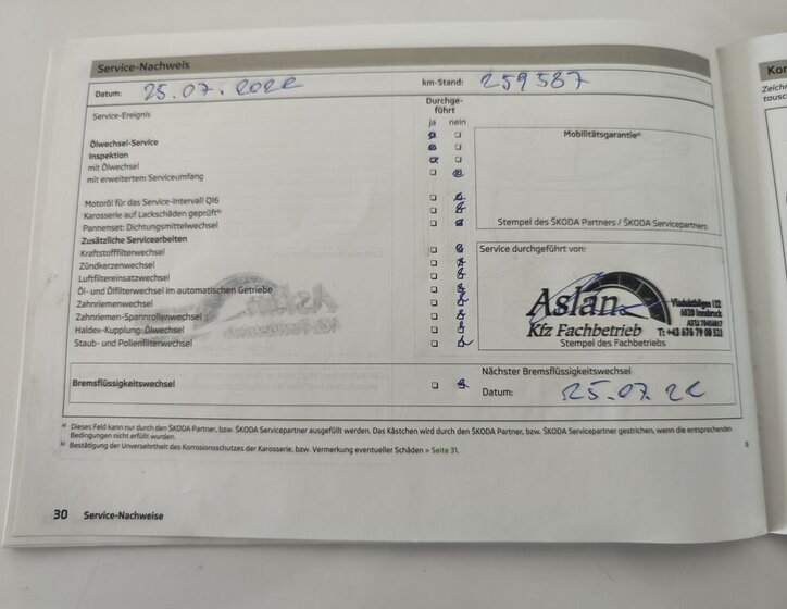 Škoda Superb Kombi 2,0 l 125 kw