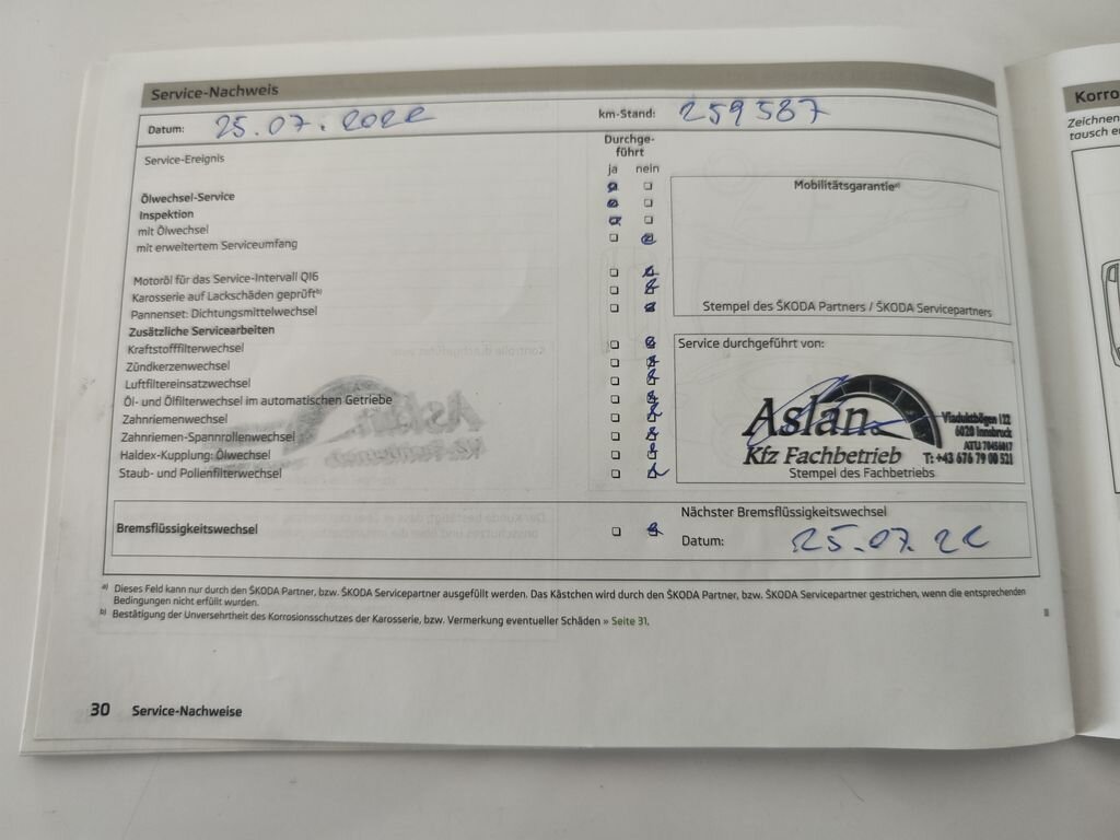 Škoda Superb Kombi 2,0 l 125 kw