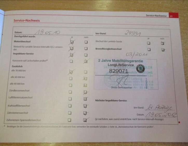 Škoda Octavia Kombi 1,4 l 90 kw