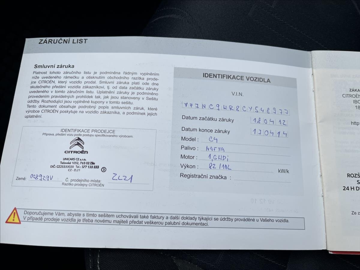 Citroën C4 Hatchback 1,6 l 82 kw