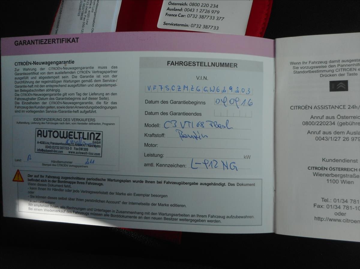 Citroën C3 Hatchback 999,0 50 kw