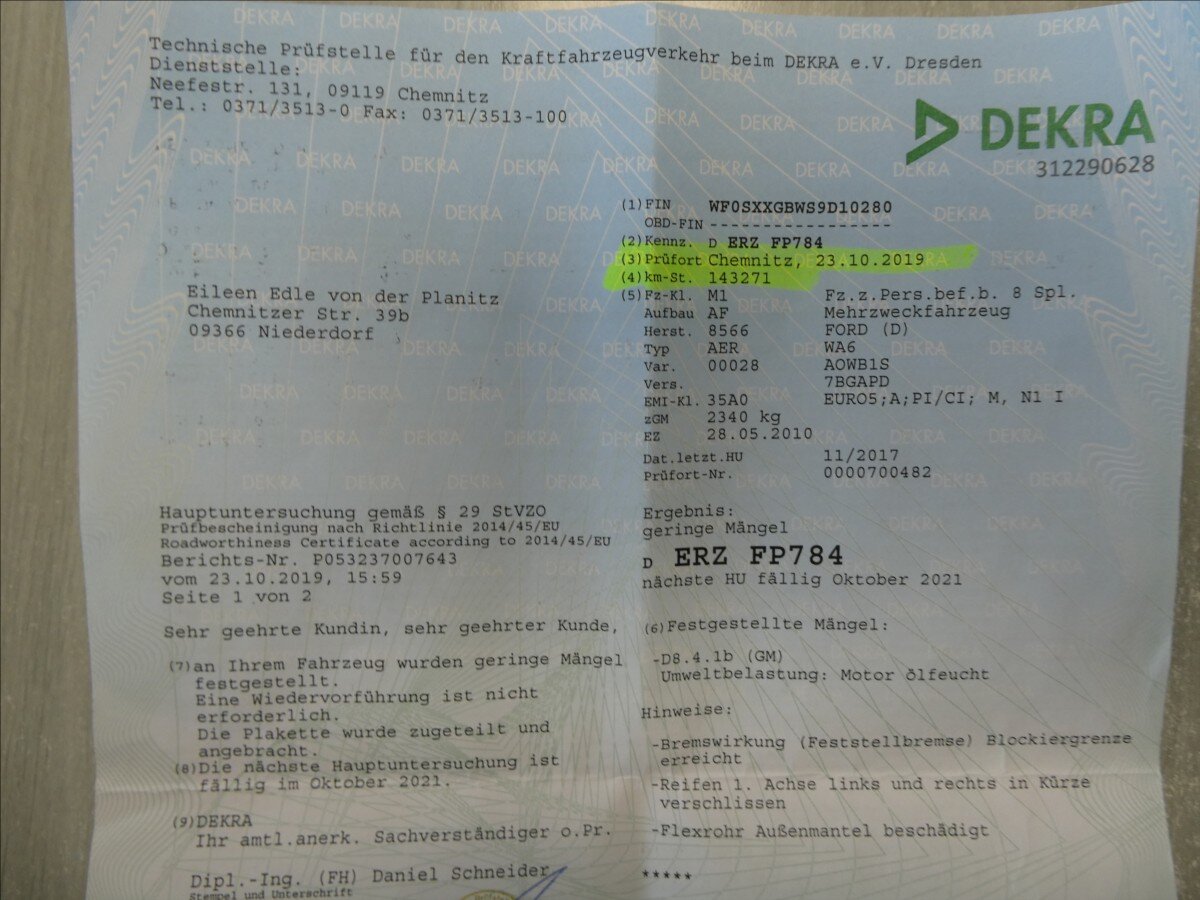 Ford S-MAX MPV 2,0 l 107 kw