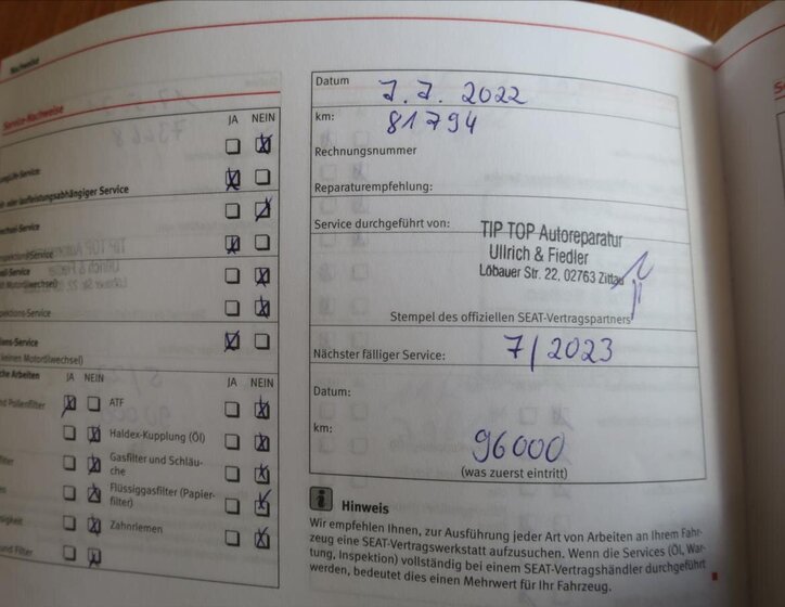 Seat Ibiza Kombi 1,4 l 63 kw