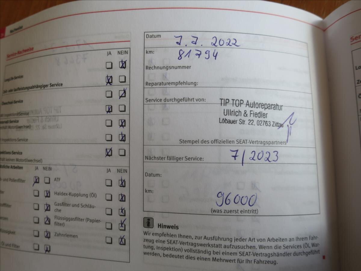 Seat Ibiza Kombi 1,4 l 63 kw