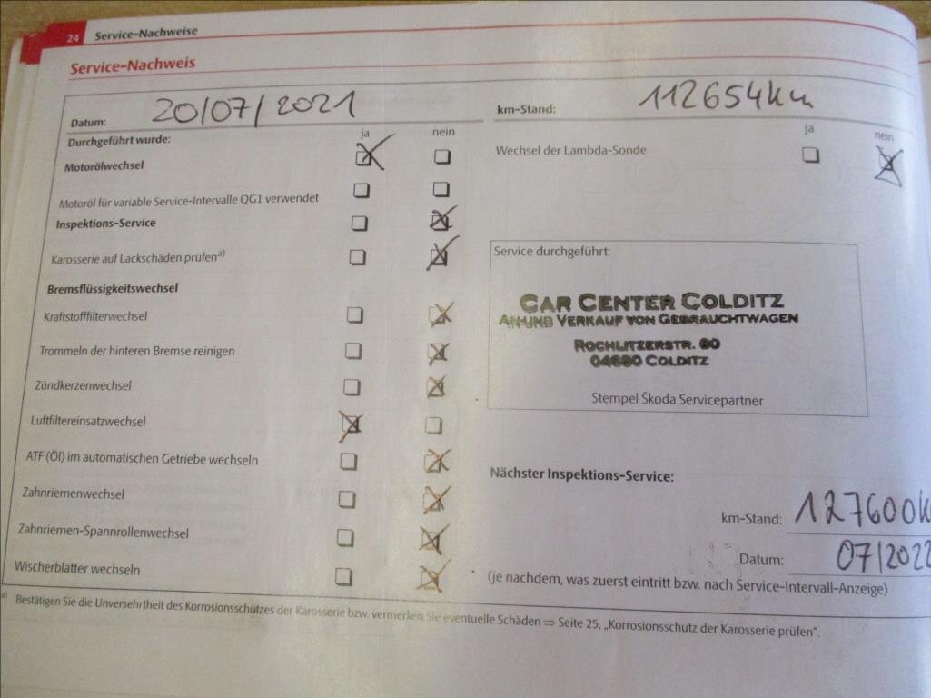 Škoda Fabia Hatchback 1,2 l 63 kw