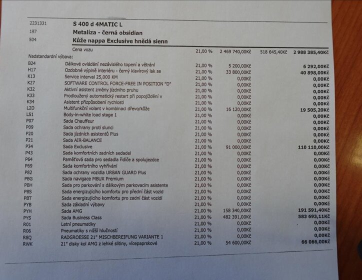 Mercedes-Benz Třídy S Ostatní 2,9 l 243 kw