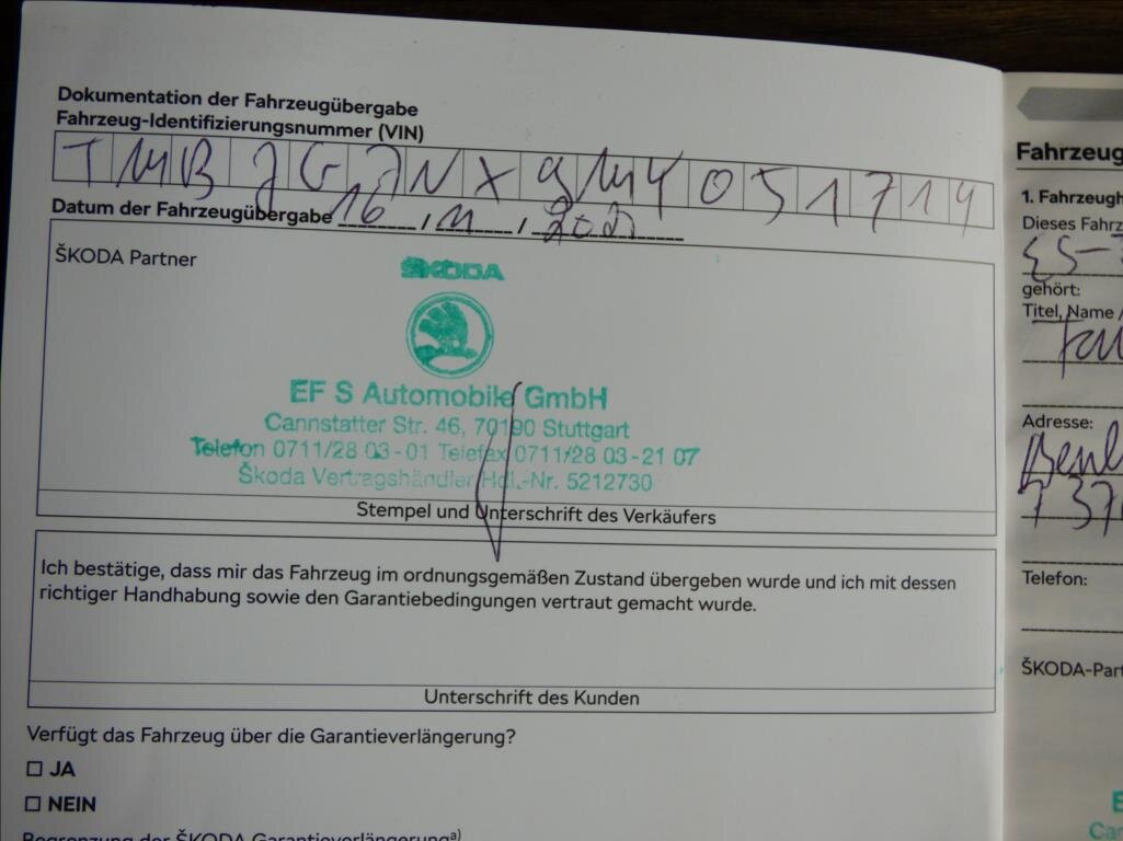 Škoda Octavia Kombi 2,0 l 85 kw