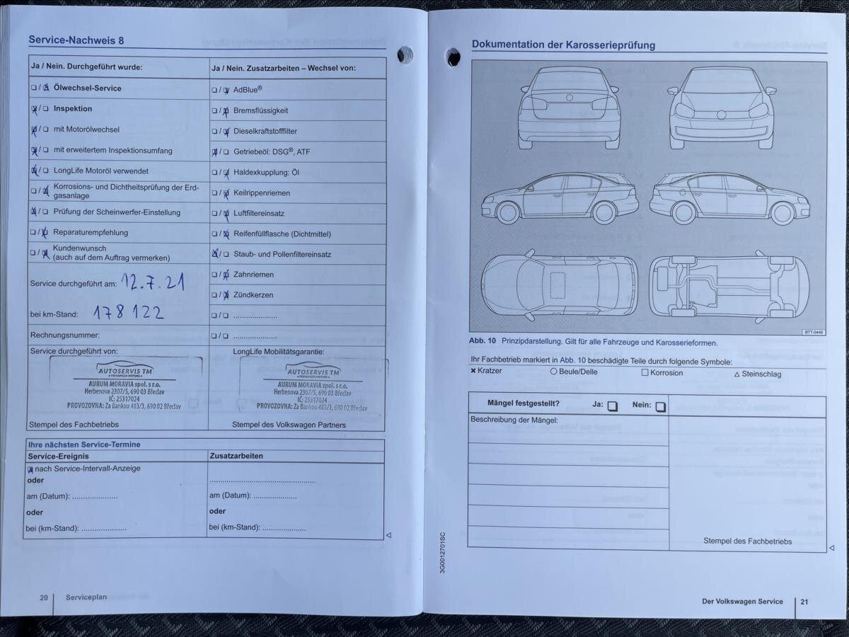Volkswagen Passat Kombi 2,0 l 110 kw