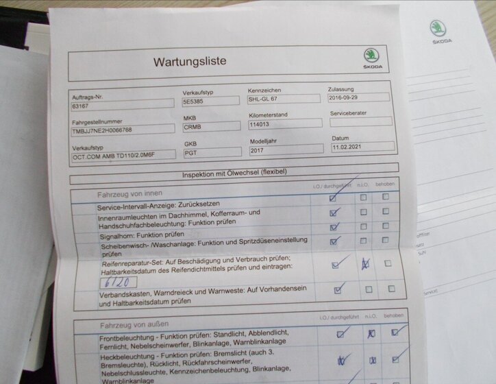 Škoda Octavia Kombi 2,0 l 110 kw