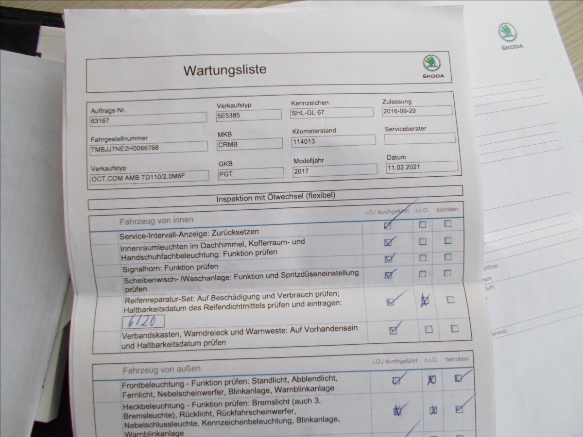 Škoda Octavia Kombi 2,0 l 110 kw