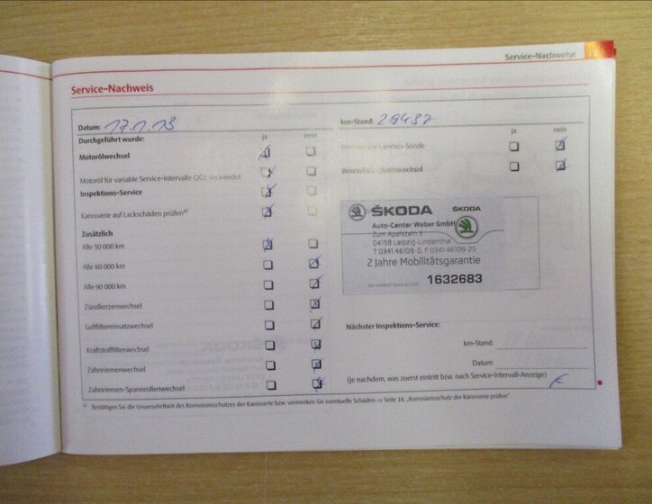 Škoda Octavia Sedan 1,4 l 90 kw