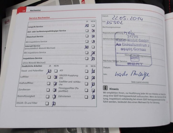 Seat Leon Hatchback 1,4 l 92 kw